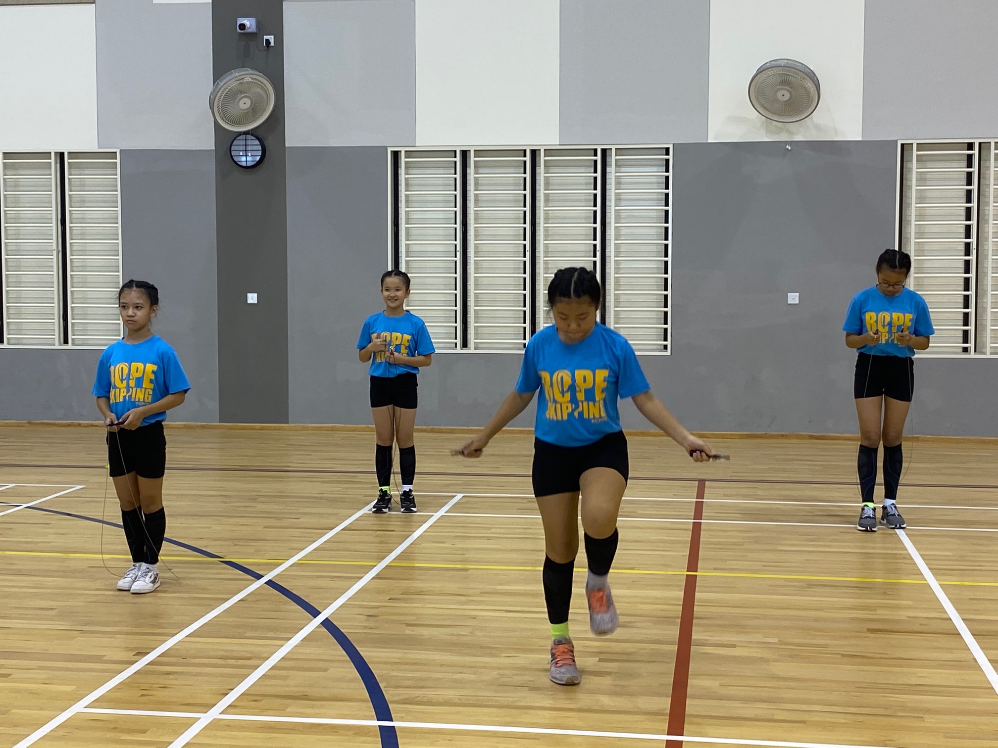 NSG Rope Skipping Youngsters deliver creative & exciting skills after